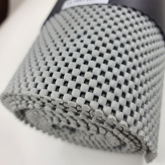 Bino Multi-Purpose Shelf Liner Waffle 12"H × 15' Gray - Picture 4 of 6